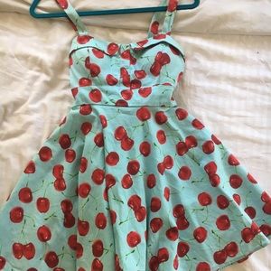 Varga Cherry Pin Up Dress size M